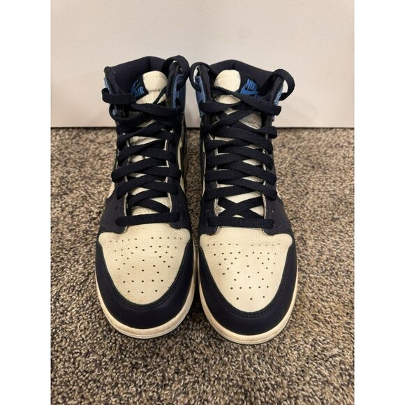 Nike Air Jordan 1 Retro High Og Gs Obsidian UNC GS 575441-140 Size 5.5Y - Picture 3 of 7